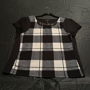 Stretchy woman’s pull on blouse